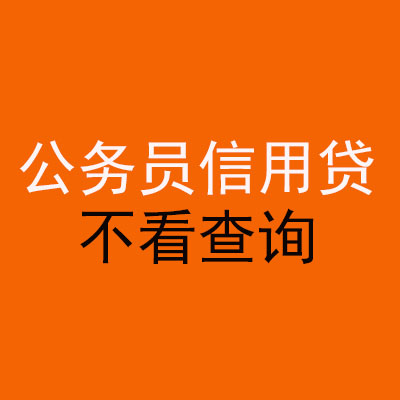 资中公务员信用贷款